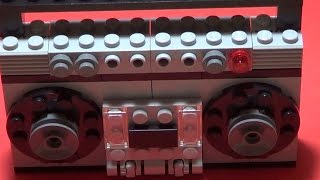 💝DIY-Creative Building Lego Retro Radio Cassette Player Boombox- Lego Classic 2017 Unboxing 10702