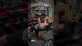 A TRAINER'S LOVE LANGUAGE #motivation #gymlife #gymrat