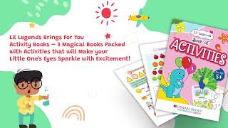 Learn Through Fun with Lil Legends Activities Books #OswaalBooks #activitybook #activitiesforkids