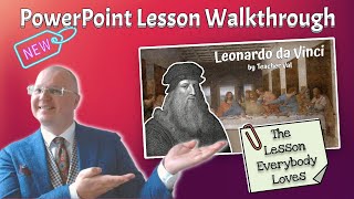 Leonardo da Vinci for Kids (PowerPoint Lesson Walkthrough)