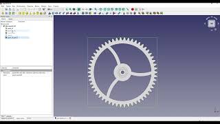 Шестерня для часов в программе FreeCAD своими руками