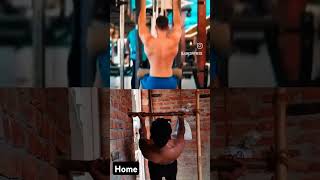 Home vs Gym 🏋🚴💪 #hifzanfitness #ashortaday #shorts #gym #gymmotivation #gymlover #youtubeshorts