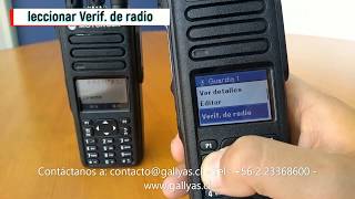 MOTOTRBO - Verificación de Radio Encendida