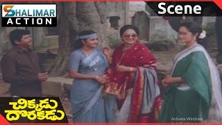 Chikkadu Dorakadu  || Climax  Action  Scene || Rajendra Prasad || Shalimaraction