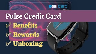 SBI Pulse credit card unboxing | SBI Pulse amazing benefits| SBI Pulse Credit Card limit #zjfinance