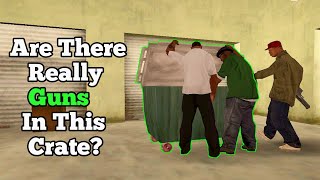 Did That Crate Actually Contain Guns During The Mission Nines And AK's #shorts #shortsvideo #gta