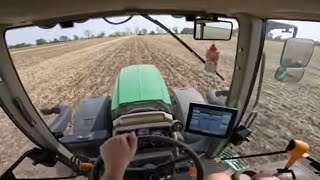 Cab view | John Deere 6155M + cambridge roller