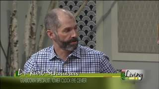 Kurt Schwiesow, MD, discusses glaucoma on WLUK's Living with Amy program