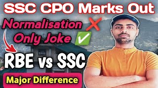 SSC CPO Marks Out ✅ Normalisation ❌ Only Joke ✔️ || कितना हुआ मेरा Normalisation 🤔