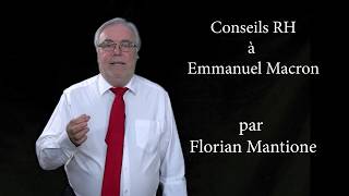 Conseils RH à Emmanuel Macron