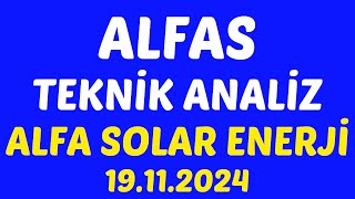 #ALFAS TEKNİK ANALİZ - ALFA SOLAR ENERJİ #borsa #yorum #ttkom #hisse #alfas #ALFAS #teknikanaliz