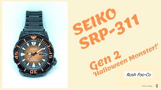 Halloween horology??  Seiko SRP311 'Monster' review