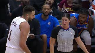 Max Strus gets a Technical after a no call! Thunder vs Cavs NBA 2023-2024