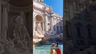 Beautiful Trevi Fountain in Rome #fun #travel #shorts #beautiful #art #history #life #beuaty #italy