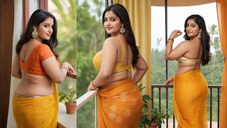 [4K] Beautiful all new Saree Color and all stylish plus size | Design for Women of All Size Prat 45