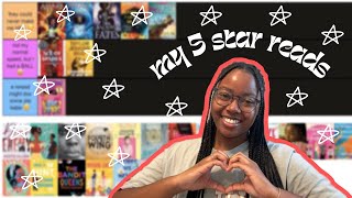 tier ranking my 5 star reads of the year so far! (I will not be shamed lol) 💫📚