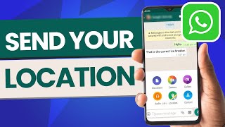How to Send location on Whatsapp for couple Hours