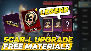 FREE MATERIALS l SUPER COLLAB SECRETA l SCAR-L UPGRADE PUBG MOBILE