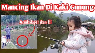 SERU MANCING IKAN DI KAKI GUNUNG | JALAN JALAN MENIKMATI PEMANDANGAN INDAH DI CIWIDEY BANDUNG