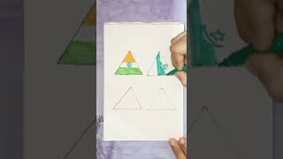 India vs Pakistan vs Russia vs France Triangles/Which triangle is your favourite??/ #inspiringcrafts