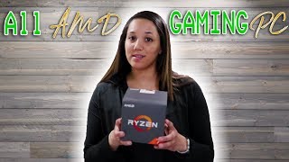 GIRL BUILDS GAMING PC - all AMD RGB Gaming and Productivity PC