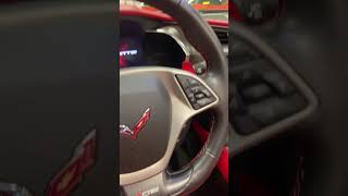 2017 Z06 Corvette! Interior walk through. Gorgeous Red & Black Color combo!