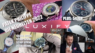 Luxify Recap Patek Philippe Neuheiten 2022 Watches & Wonders - Preise & Infos 5326G, 5226G, 5470P...