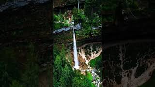 Beautiful Peričnik waterfall and Vrata valley in Triglav natural park Slovenia #slovakia #slovenia