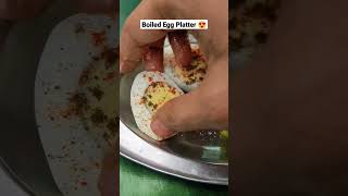 Tasty Boiled अंडा Fry Chaat in ₹20 Only | Boiled 🥚 Recipe #shorts #egg #boiledeggs #eggrecipe #food