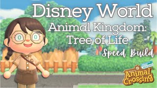 Disney World Tree of Life ACNH Speed Build | Animal Crossing New Horizons