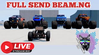 SOOO MUCH HAPPENING!! Monster Jam Horror and Much More!! Live Beam.NG