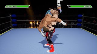 Action Arcade Wrestling Matt Cardona vs Nick Aldis CAWs by forsaken710