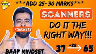 How to SMARTLY STUDY SCANNERS to CRACK CA/CS/CMA Exams 😎 | CS Executive & CS Professional