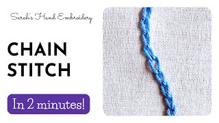 How to do Chain Stitch