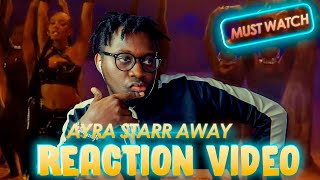 Ayra Starr - Away (Official Music Video) REACTION VIDEO