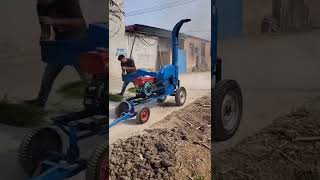 Silage cutting cutter - diesel engine model chaff cutter