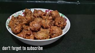 Recipe 32 : Sabsige Bonda / Dill Leaves Pakoda / Evening Snacks / Bonda Recipe / Teatime Snack