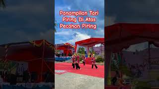 Penampilan Tari Piring di Atas Pecahan Piring di Festival Lansek Manih - Sijunjung #laguminang