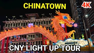 🇸🇬4K CNY Light Up Tour | Singapore Chinatown CNY Market | Singapore 4K | 19 Jan 2024 to 9 March 2024