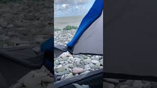 Camping on the beach