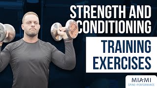 Strength and Conditioning Training Exercises