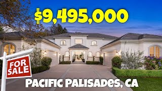 Touring a $9,495,000 Million Luxury Mansion | Pacific Palisades, CA