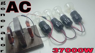 Free Energy 37000W Using By Copper Wire With Magnet New Science For 2024