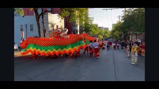 Seattle Chinatown Dragon Team and Seattle Chinese Community Girls Drill Team 2023