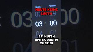 Keine Lust? TU DAS IN NUR 3 MINUTEN!