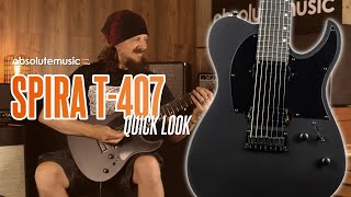 Quick Look - SPIRA T-407 BLACK 7-String Sound Sample