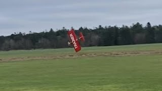 RC plane crash