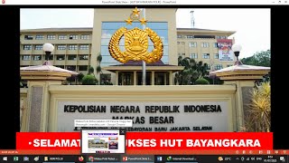 HUT BAYANGKARA.POLRI MAKIN BERTAKWA,BERPRESTASI,BERDAYAGUNA,SEJAHTERA, PEDULI,AMANAH,DISAYANG ALLAH