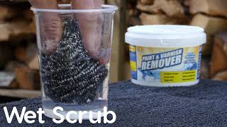 How to remove paint varnish safely using Home Strip®