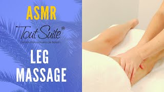 ASMR relaxing leg massage | Masaje relajante de piernas con sonido real